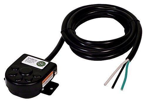 SSC Controls B850-1502 Foot Switch with Mounting Plate, Momentary, Single Pedal, 8-ft Cable with Leads, Made in USA