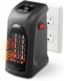 Wall-Mounted Electric Convector Heater – Silent Infrared Fan Stove for Bathroom, Bedroom & Greenhouse | Energy-Saving Smal... Price In India