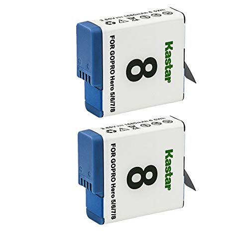 Kastar 2-Pack AHDBT-801/701 Battery for GoPro HERO5-8