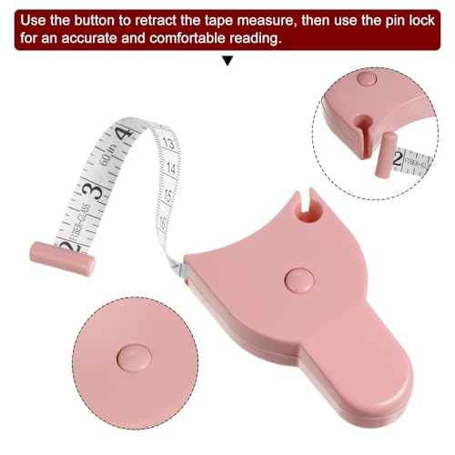 Cinta métrica para cuerpo retráctil 150 cm 2 piezas miniatura 4