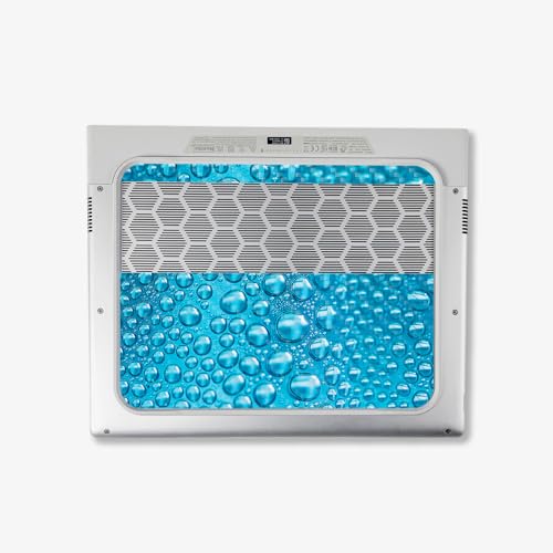 Image of MightySkins Carbon Fiber Skin Compatible with Alienware X14 R2 (2023) Full Wrap Kit - Wavy Drops | Protective, Durable Textured Carbon Fiber Finish | Easy to Apply & Change Styles | Made in The USA
