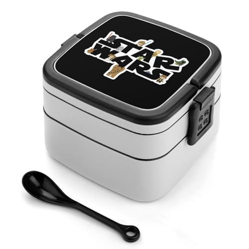 弁当箱 スターウォーズ ランチボックス 二段 お弁当箱 おべんとう箱 ランチケース 大人用 子供用 学生 仕事 通勤 1000ml