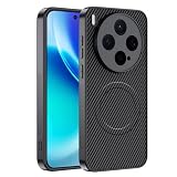 CAUHENYEE Cover per Vivo X300 5G con Magnete Integrato, Antiscivolo, Resistente a Urti e Graffi - Custodia Magnetica per Vivo X300 5G - Nero