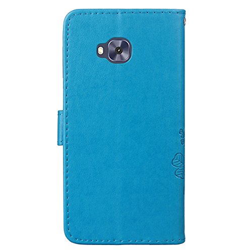 HUANGTAOLI Custodia in Pelle Portafoglio Flip Case...