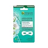 Garnier Skin Naturals Face Mascarilla facial en tela para ojos anti ojeras con coco hidra bomb de garnier, 1 pza Coco
