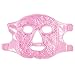 Maschera gel per occhi, Maschera Di Ghiaccio, Gel Face Mask, maschera viso riutilizzabile con compresse di gel caldo freddo per occhiaie, occhi secchi, mal di testa, affaticamento facciale