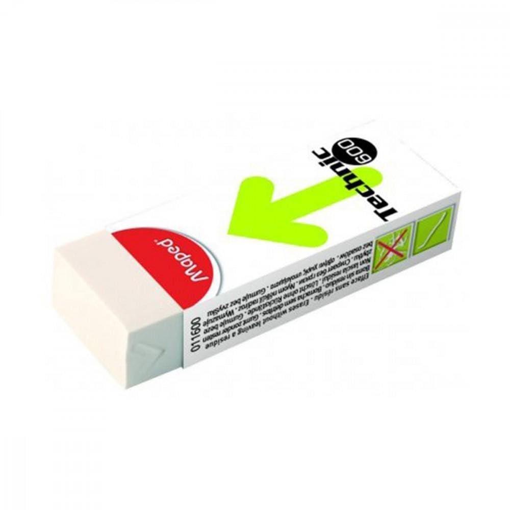 Maped Technic 600 Eraser Erase (Green, White, 1 Unit)