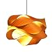 Produktbild Deckenleuchten Retro Japanischen Stil E27 Welle Pendelleuchte Industrie Loft Bar Küche Licht Kreative Wohnzimmer Schlafzimmer Studie Kronleuchter Vintage Antike Metall Hängelampe Holz Dekorative Illum