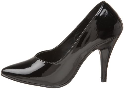 Pleaser Pink Label Women's Dre420/b Dress Sandal, Black Patent, 16 M US | Image 6