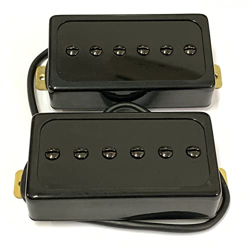 Juego de pastillas Artec de repuesto negro - P90, Humbucker tamaño juego de 2 (SHC63B-BK) Cover