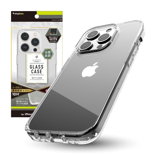 Amazon.co.jp: Simplism シンプリズム iPhone 15 Pro [GLASSICA Sound