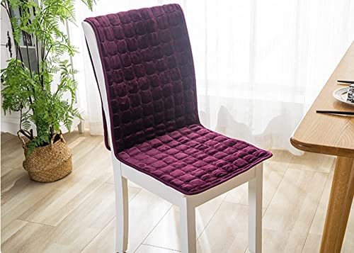 Housse de chaise table à manger | Ambiance chaleureuse flanelle rouge - 7