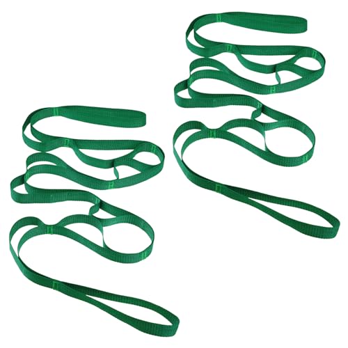 Yoga-Gurte zum Dehnen mit Schlaufen 2 Stück Yoga Stretching Strap Yogaband Fitnessbänder Band Hochelastischer