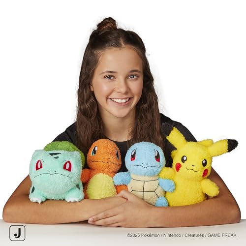 Image of Pokemon Cuddly Bulbasaur Plush - 8-Inch Soft Shaggy Plush with Authentic Details