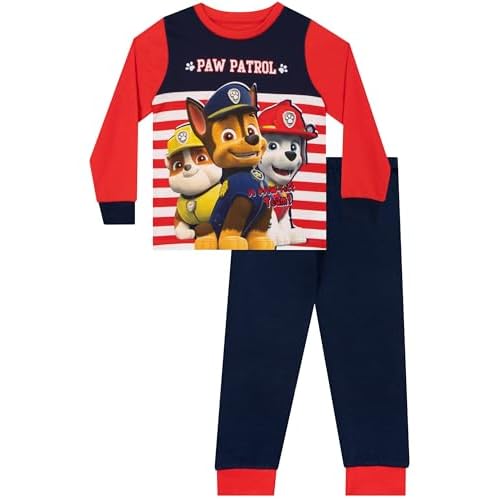 Paw Patrol Pijamas | Chase Marshall Rubble | Pijama Niño Patrulla Canina Multicolor 3-4 Años