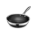 Produktbild HexClad, antihaftbeschichtetes Wok, 25 cm, mit kühlbleibendem Griff, spülmaschinen- und ofenfest, induktionsgeeignet und kompatibel mit allen Herdarten