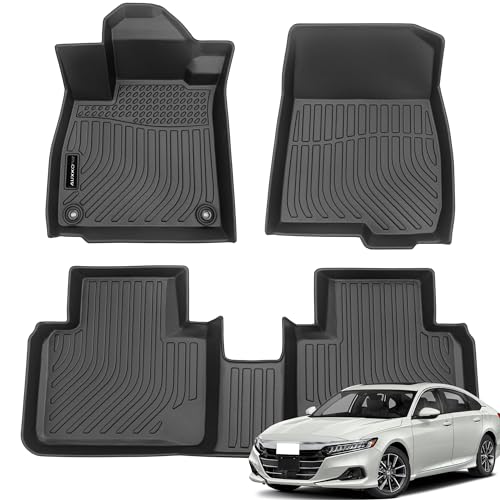 Auxko All Weather Floor Mats for Honda Accord (2018-2022) TPE Liners