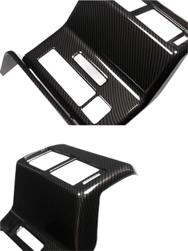 Pegatina para consola trasera de Range Rover Velar en textura carbono 2