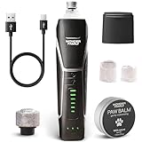 Dog Nail Grinder – 6-Speed Quiet Electric Trimmer 360° LED Light – Quiet Nail Clippers – Rechargeable File Nail Clipper Cutter for Dogs & Cats – Silent Dog Trimmers, Grooming Tool, Dog Accessories