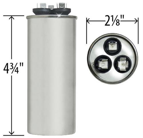 Upgraded Replacement for Lennox Armstrong Ducane Round Capacitor 40/7.5 440 Volt 100335-46 R100335-46