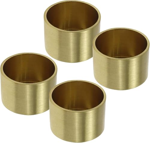 Kit protector de suelo con terminales dorados para patas de mesa 2