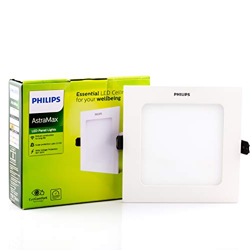 Image of Philips Astra Max 10-Watt LED Panel Ceiling Light (Cool Day Light, Square)
