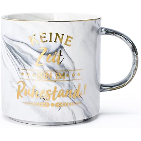Taza de café para jubilación con texto divertido en alemán Cover