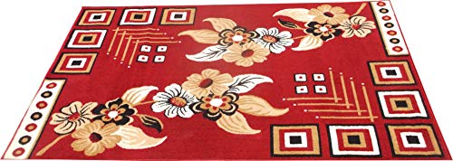 Image of Carpet for Center Table & Living Room 150X200 CM(5X7 FEET) Black Multi