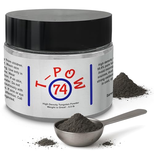 Tungsten Powder, High Density, Over 99.9% Purity, 0.5 lb