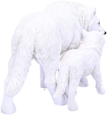 Nemesis Now U4774P9 Winter Offspring Figurine 27.5cm, Resin, White, One Size