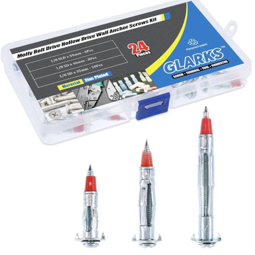 Glarks 24Pcs Heavy Duty 1/8