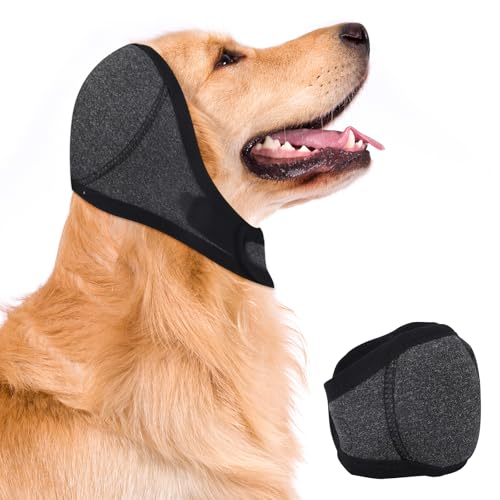 WEITAPYT Hund-Ohrenschützer, Ohrenschutz mit Geräuschunterdrückung Hund, Gehörschutz für Hunde, Wasserdichter Ohrenschutz Hunde, für GeräUschblockierung, Beruhigung, Winter, Baden, Troc(L)