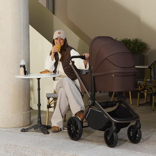 Miniatura 12 de Lionelo Mika Plus 2 En 1 Cochecito De Bebé 0-48 Meses Hasta 22 Kg Capazo Hasta 9 Kg, Ajuste De Respaldo Y Reposapiés, Suspensión, Airydots, Ruedas De Pu Giratorias 360 Capota Xxl
