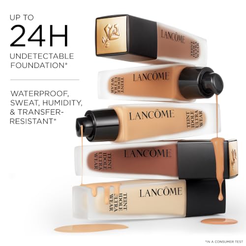 Image of Lancome Teint Idole Ultra Wear Natural Matte Foundation- Longwear, Medium-Full Coverage, Natural Finish, Waterproof & Hydrating - 215C (Light Skin with Cool /Pinky Undertones), 1 Fl Oz