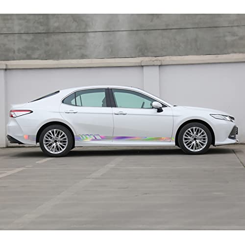 Bilisin Car Body Side Door Stickers Universal Vinyl Diy Modified Sports Racing Stripe Graphic Decals Decoration For All Car Truck Suv Off-Road Vehicles Multicolour #TOP6