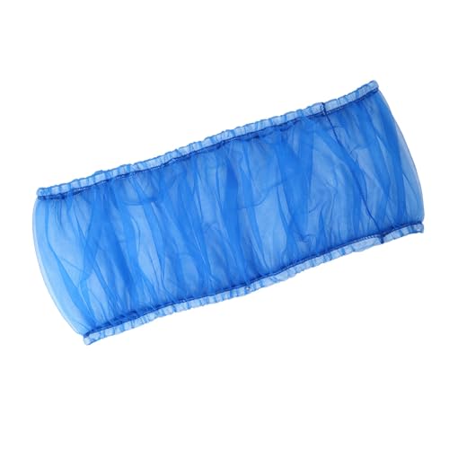 Image of Bird Cage Seed Catcher,Universal Ventilated Nylon Cage Cover,Large Size Bird Cage Mesh Protector for Round Square Cages (Blue)