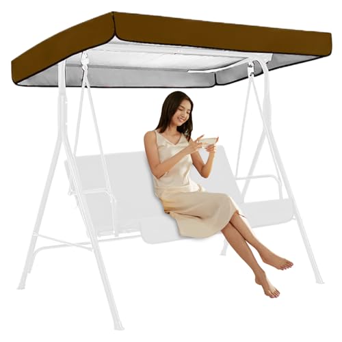 Cubierta impermeable para columpio con protección solar densa para hamaca de patio 3