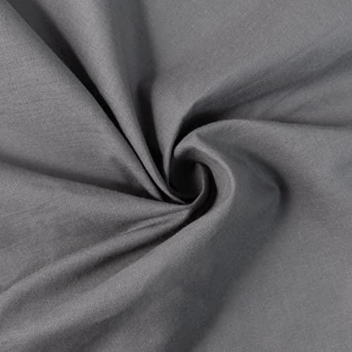 Image of HOULIFE Men's Cotton Handkerchiefs, Solid Color 60S Soft Cotton Hankies for Men Women 6 /12PCS 15.7 inchx15.7 inch