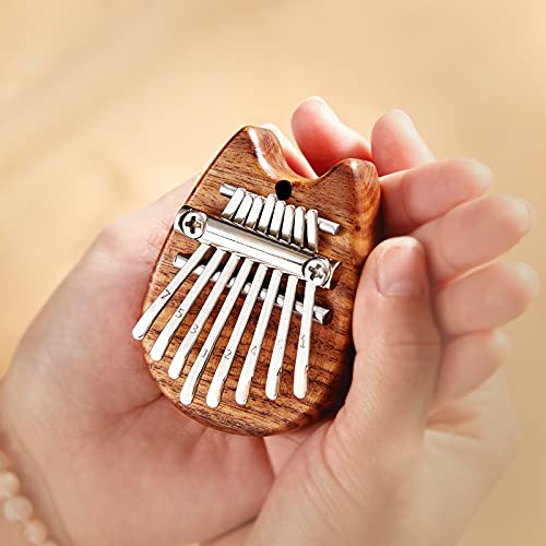 image for Cega [Mini]Kalimba 8 Keys Cat Cute Portable Thumb Piano Exquisite Fing