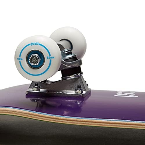 Image of [CCS] Skateboard Complete | Maple Wood | Professional Grade | Fully Assembled with Skate Tool & Stickers | Adults, Kids, Teens, Youth | Boys & Girls