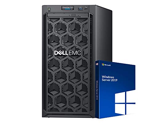 Dell Poweredge T140 Mini Tower Server With Intel Xeon 3.3Ghz Cpu, 64Gb Ddr4 Ram, 16Tb Hdd Storage, Raid, Windows 2019 (Renewed)