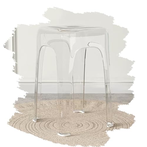 HCZION Taburete Alto De Mesa Transparente