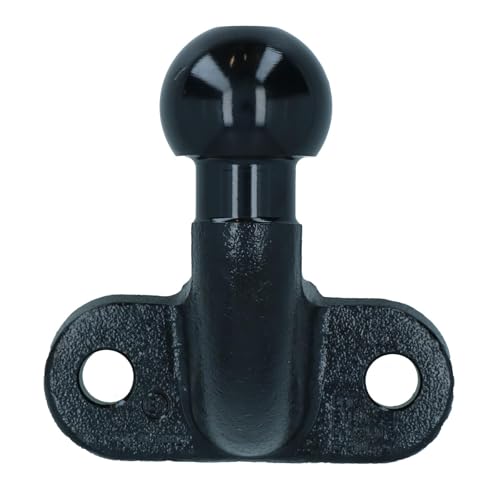 Boule de remorquage 50 mm AB Tools noire pour barre d'attelage standard de remorque