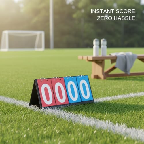 Marcador Manual de Puntuación para Deportes con Soporte de Plástico miniatura 3