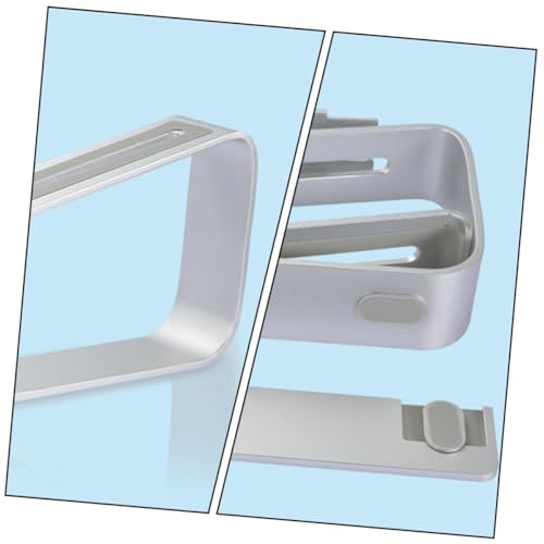 Base para portátil de aluminio OSALADI ajustable plateada miniatura 4