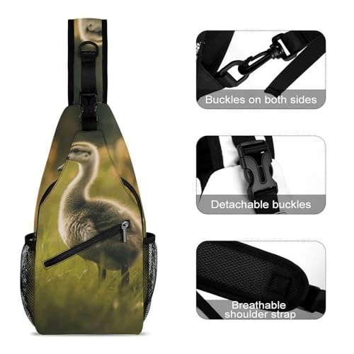 Bolso bandolera casual para mujer y hombre miniatura 3