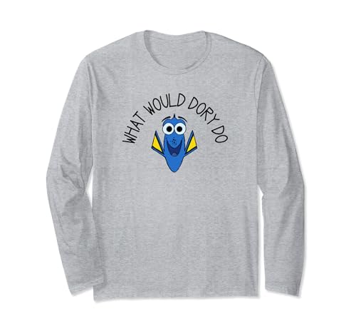 T-shirt manches longues Dory "What Would Dory Do" du film Le Monde de Nemo pour fans
