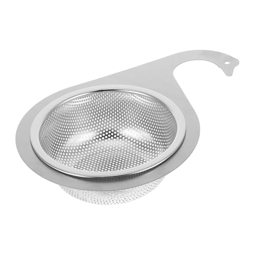 Colador de acero inoxidable para fregadero en forma de cisne