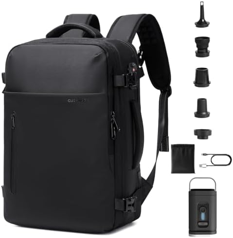 Cusangel Vacuum Backpack for Travel with Portable Electric Pump,V...