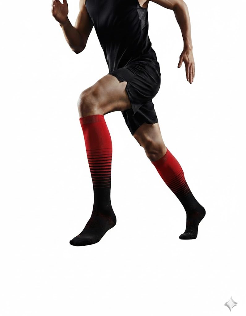 just rider Bamboo Football Socks, Stockings For Men & Women, Knee High Length Superior Grip For Shin Guard, Anti Slip Blister Protection Anti Odour Moisture Wicking-picture-54